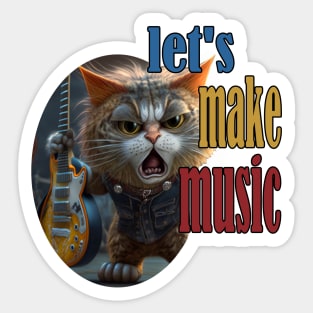 Let's Make Music Sticker